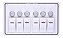 Painel Elétrico De Instrumento 6 Botões Led Vermelho Lancha - Imagem 2