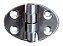 Dobradiça Em Aço Inox 316 Oval 35X53mm Para Portas Janelas - Imagem 1