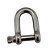 Manilha Reta Tornel Balão Em Aço Inox 4 Mm Carga Max 5,8 Kn - Imagem 3