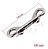 Mosquetão Duplo Mergulho 100Mm Em Aço Inox 316 Engate Rápido - Imagem 3