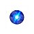 Luz Led Azul De Cortesia Inox Cromada Para Lancha Motorhome - Imagem 1