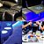 Porta Copos Iluminado de embutir led azul 12volt para lancha - Imagem 5