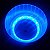 Porta Copos Iluminado de embutir led azul 12volt para lancha - Imagem 3