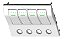 Painel Elétrico De Instrumentos 4 Botões Em Led Lancha Barco Motorhome - Imagem 2