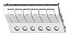 Painel Elétrico De Instrumentos 6 Botões Em Led 12-24v Lancha Barco - Imagem 2