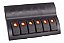 Painel Elétrico De Instrumentos 6 Botões Náutico Com Leds - Imagem 1