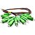 Pigtail Color SC-APC 1M G657A1 16 Cores - Imagem 1