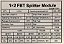 Splitter 1x2 05-95% 0.9MM 1.5M SC-APC PLC IURON - Imagem 3