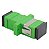 Acoplador Adaptador SC-APC Simplex Verde JZ-7002 - Imagem 1
