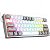 Teclado Gamer Sem Fio Redragon Fizz Pro K616-Rgb Usb - Branco/Cinza (Inglés) - Imagem 2