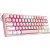 Teclado Gamer Sem Fio Redragon Fizz Pro K616-Rgb Usb - Rosa/Branco (Inglês) - Imagem 2