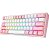 Teclado Gamer Sem Fio Redragon Fizz Pro K616-Rgb Usb - Branco/Rosa (Inglês) - Imagem 3