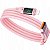Cabo Usb-A Para Lightning Mcdodo Ca1911 Com Tela Digital - Rosa 1.2 Metros - Imagem 4