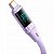 Cabo Usb-A Para Usb-C Mcdodo Ca1920 Com Tela Digital - Roxo 1.2 Metros - Imagem 2