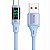 Cabo Usb-A Para Usb-C Mcdodo Ca1922 Com Tela Digital - Azul 1.2 Metros - Imagem 1