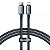 Cabo Usb-C A Lightning Baseus Cajy000201 Crystal Shine 20 W - Black 1.2 Metros - Imagem 1