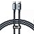 Cabo Usb-C A Usb-C Baseus Cajy000601 Crystal Shine 100 W - Black 1.2 Metros - Imagem 1