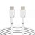 Cabo Usb-C A Usb-C Belkin Cab003Bt1Mwh - Branco 1 Metro - Imagem 1