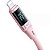 Cabo Usb-C Para Lightning Mcdodo Ca-1931 Com Display Digital 36 W - Rosa 1.2 Metros - Imagem 2