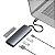 Hub Híbrido Satechi St-Uchsem 4 Em 1 + Slot Para M.2 Usb-C - Cinza Escuro - Imagem 3