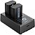 Kit De Carregador De Bateria Smallrig Np-Fw50 - Imagem 1