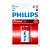 Bateria Philips Power Life Alcalina 9V - Imagem 1