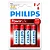 Pilha Alcalina Philips Aa Com 4 - Imagem 1