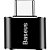 Adaptador Baseus USB-C a USB-A - Preto (CATOTG-01) - Imagem 1