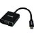Adaptador USB-C a VGA Maxell N347891 - Preto - Imagem 1