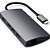 Adaptador USB-C Satechi ST-TCMA2M Alumínio Multiport - Cinza - Imagem 1