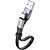 Cabo USB-A a USB-C Baseus Quick Charge 40 W - Cinza/Preto 23 cm (CATMBJ-BG1) - Imagem 2