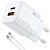 Carregador de Parede 4Life FL8220ACG 20 W + Cabo USB-C - Branco - Imagem 1