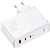Carregador de Parede Baseus GaN5 Pro Fast 140 W 2X USB-C + USB-A - Branco (CCGP100202) - Imagem 3