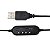 Fone de ouvido Gamer Satellite AE-364U USB 7.1 - Vermelho/Preto - Imagem 2