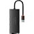 Hub Baseus Lite Series BS-OH012 4 em 1 USB-A - Preto (WKQX030001) - Imagem 2
