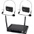 Kit de Microfone sem Fio Karsect WR-8LD/PT-15 HT-9A - Preto - Imagem 1