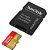 Memória Micro SD SanDisk Extreme 190-130 MB/s U3 128 GB com Adaptador (SDSQXAA-128G-GN6MA) - Imagem 2