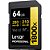 Memória SD Lexar Professional 1800X Serie Gold 280-210 MB/s C10 U3 V60 64 GB (LSD1800064G-BNNNU) - Imagem 2