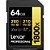 Memória SD Lexar Professional 1800X Serie Gold 280-210 MB/s C10 U3 V60 64 GB (LSD1800064G-BNNNU) - Imagem 1