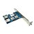 Multiplicador PCIE-E para Riser 4 USB 3.0 - Imagem 1