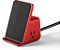 Base de carregamento sem fio HALO com 3 portas USB e 2 tomadas AC, estação de carregamento de celular para até cinco dispositivos, vermelho. - Imagem 3