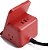 Base de carregamento sem fio HALO com 3 portas USB e 2 tomadas AC, estação de carregamento de celular para até cinco dispositivos, vermelho. - Imagem 2
