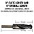 Broca do Empreiteiro de Aço de Alta Velocidade Preto e Dourado com Haste Reduzida de 1-9/32 da Drill America, Série KFD3F - Imagem 4