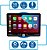 Rádio automotivo touchscreen Jensen J1CA10FL de 10,1 polegadas com certificação Apple CarPlay e Android Auto com fio ou sem fio | Único ou duplo DIN | Bluetooth | Entradas de câmera frontal e traseira - Imagem 3