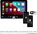 Rádio automotivo touchscreen Jensen J1CA10FL de 10,1 polegadas com certificação Apple CarPlay e Android Auto com fio ou sem fio | Único ou duplo DIN | Bluetooth | Entradas de câmera frontal e traseira - Imagem 5