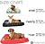 Capa de cama para cães pequenos Molly Mutt - Estampa Daysleeper - Mede 22”x27”x5’’ - 100% Algodão - Durável - Respirável - Sustentável - Capa de cama lavável à - Imagem 3