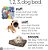 Capa de cama para cães pequenos Molly Mutt - Estampa Daysleeper - Mede 22”x27”x5’’ - 100% Algodão - Durável - Respirável - Sustentável - Capa de cama lavável à - Imagem 4