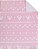 Manta de bebê super macia Sherpa Disney Minnie Mouse rosa e branca para o inverno e Natal. - Imagem 2