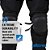 Joelheiras de proteção Sellstrom KneePro para telhados com acolchoamento de espuma de alta resistência - Preto - Tamanho adulto universal - S96350 - Imagem 2