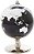 Globo de Aço Inoxidável Deco 79 com Detalhes em Prata, 6 x 6 x 8, Azul - Imagem 4